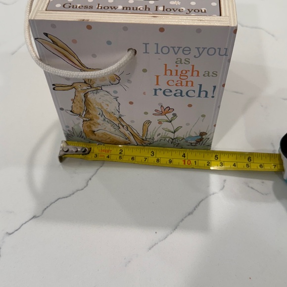 Kids Preferred Guess How Much I Love You Wooden Shape Sorter with Rope Handle - Picture 9 of 12